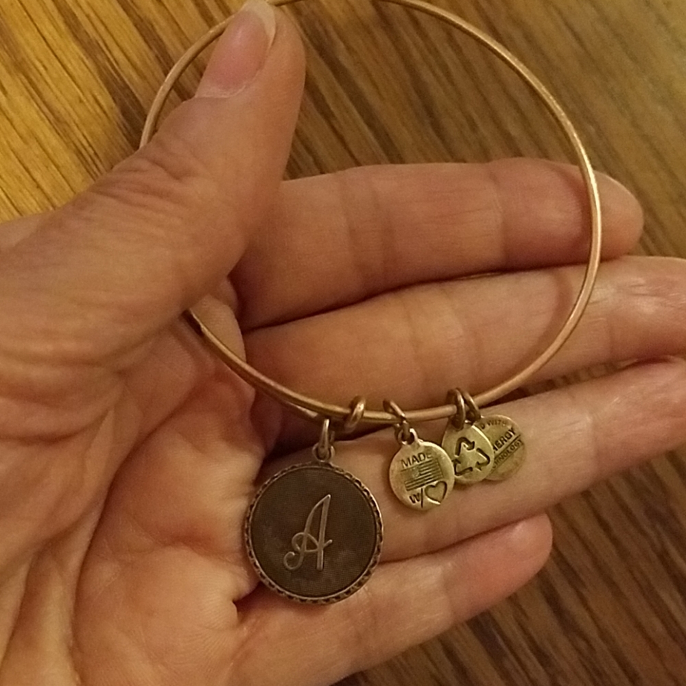 Alex & Ani "A" Bracelet